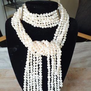 Heidi Daus Multi-Strand Freshwater Pearl Necklace